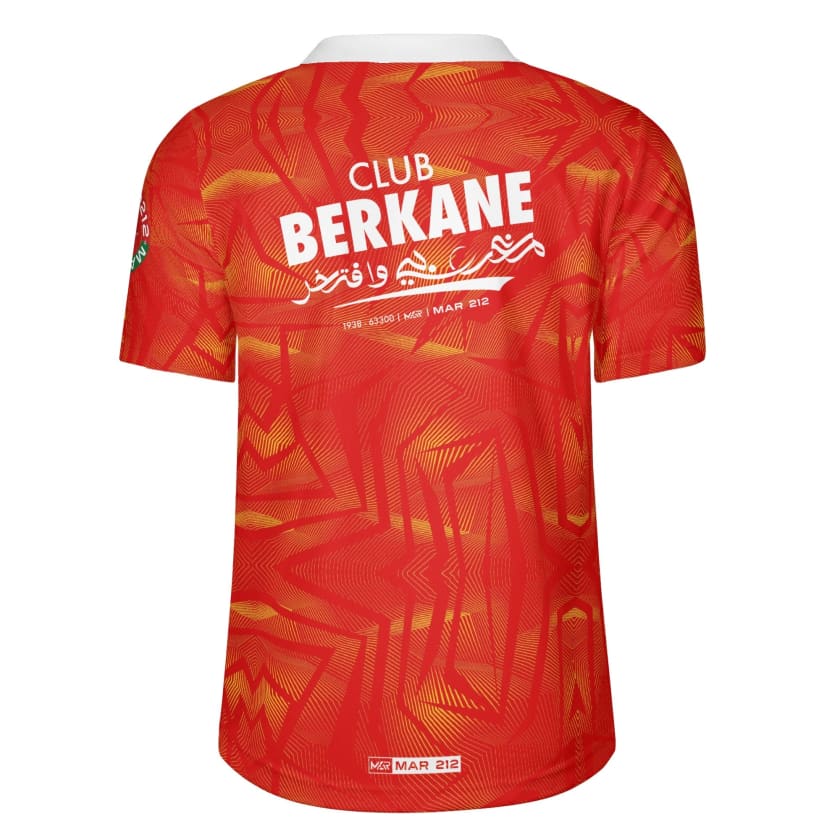 Maillot Maroc Club Berkane Carte Géo Complète