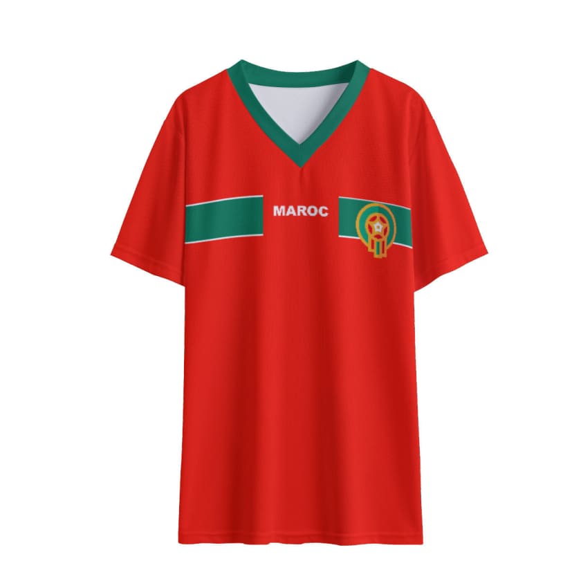 Maillot Maroc Enfant 2022 Personnalisé Prénom Numéro MAR by
