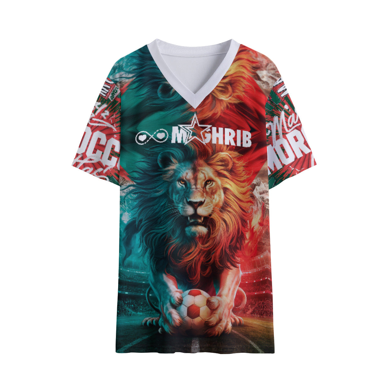 Maillot Maroc Enfant Love Maghrib Infini Lion Atlas