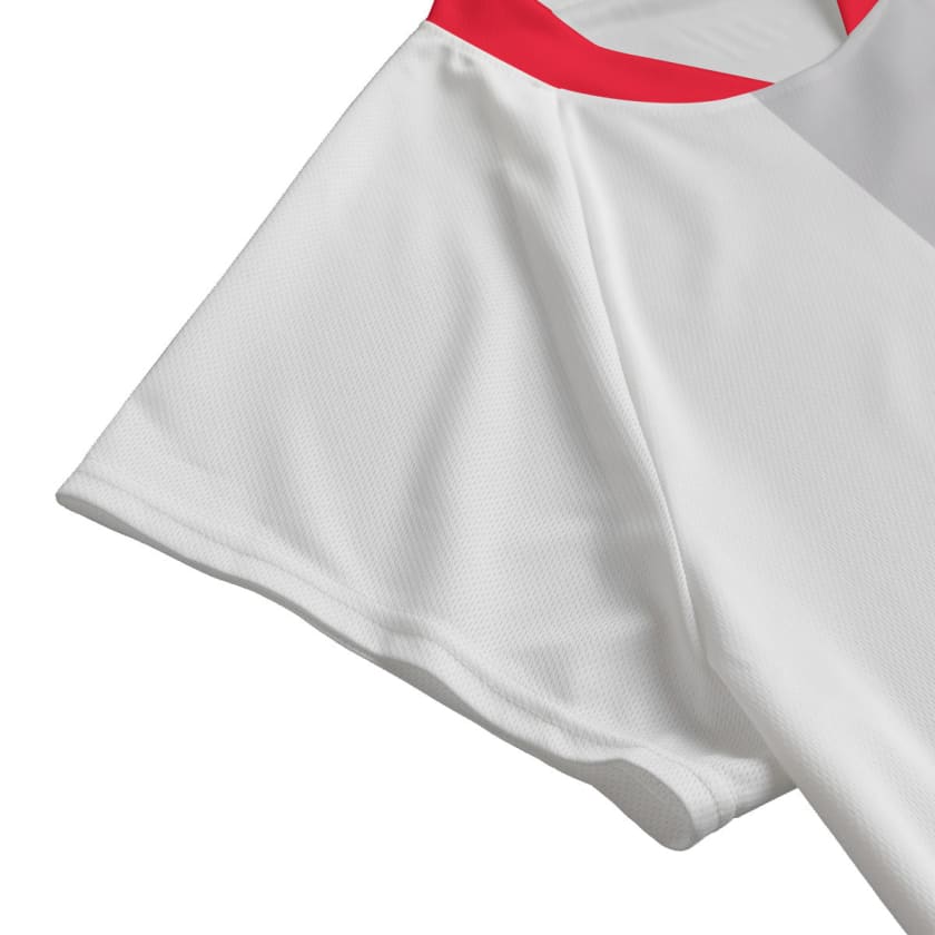 Maillot Maroc Foot Blanc à manches courtes