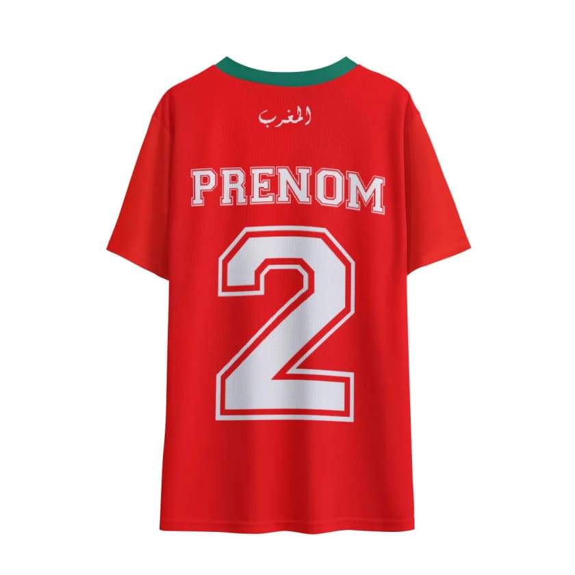Maillot Maroc Foot Enfant Domicile 2022 Coupe du Monde Qatar