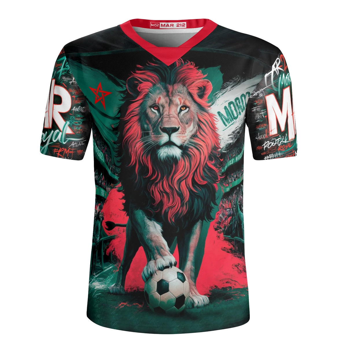 Maillot MAROC Foot nouveau Lion Atlas