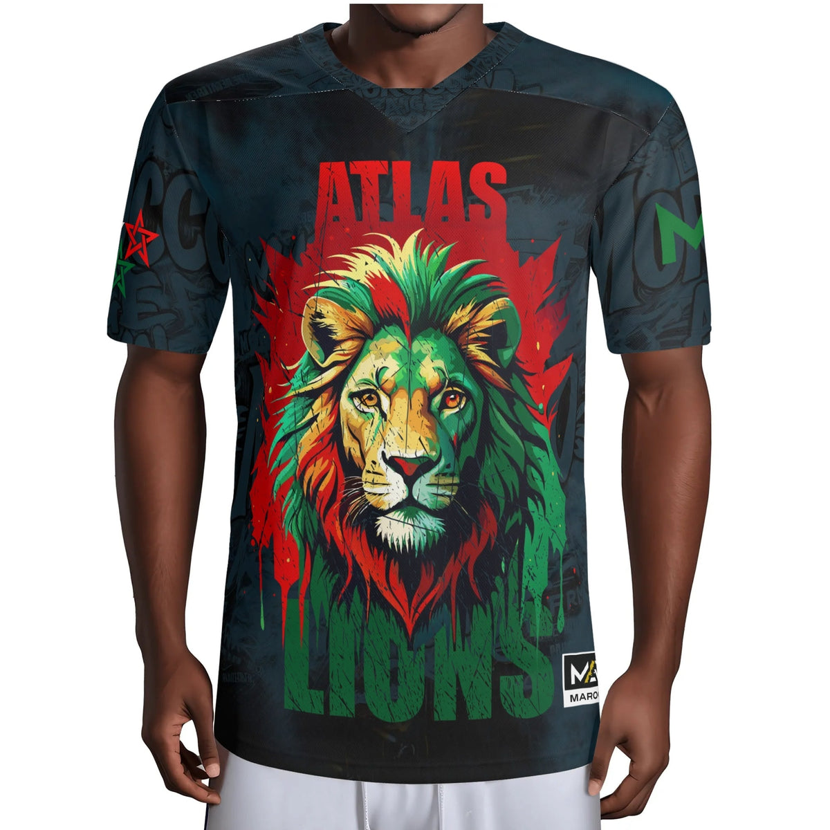 Maillot Maroc football Lion Atlas jeux olympiques 2024