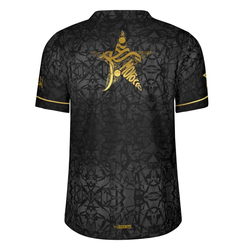 Maillot Maroc Football MAR Black Gold Édition Limitée
