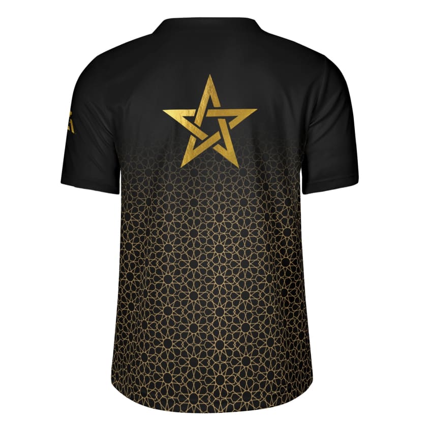 Maillot Maroc Gold Almaghrib Étoile du Maroc en Or