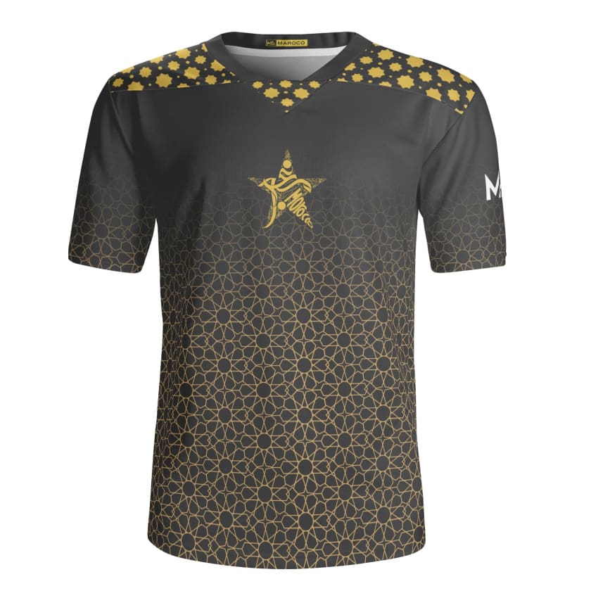 Maillot Maroc Gris sidéral CAN 2024 Collection Mosaïque