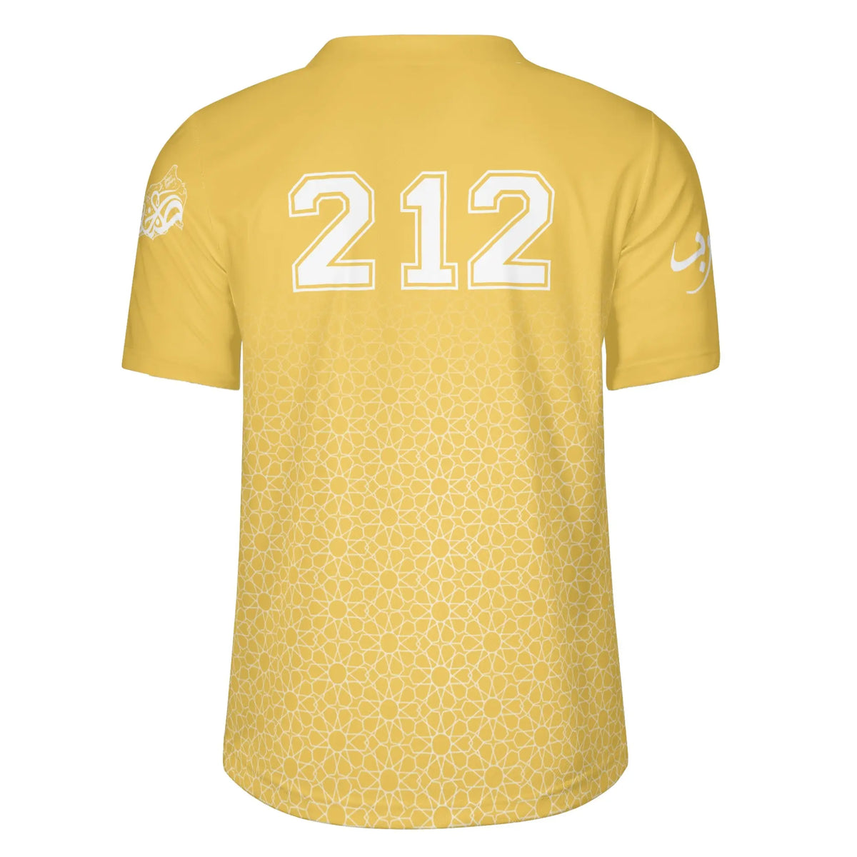 Maillot MAROC jaune collection MAR CAN 2025