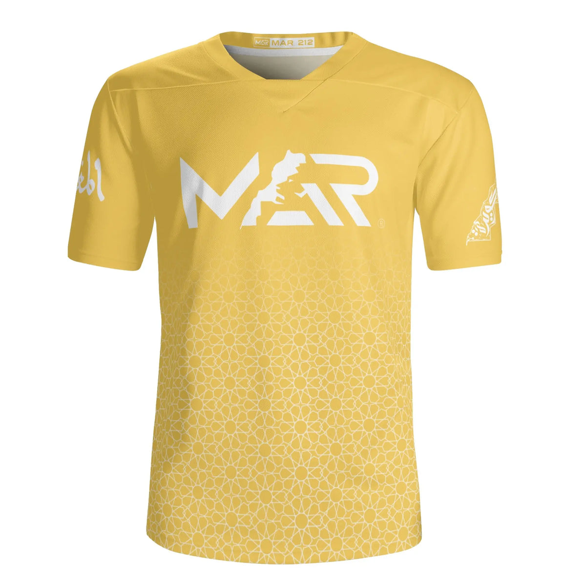 Maillot MAROC jaune collection MAR CAN 2025