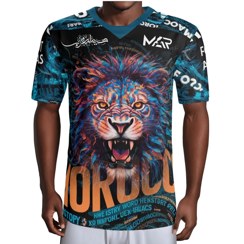 Maillot Maroc Lion Atlas Morocco design MAR212