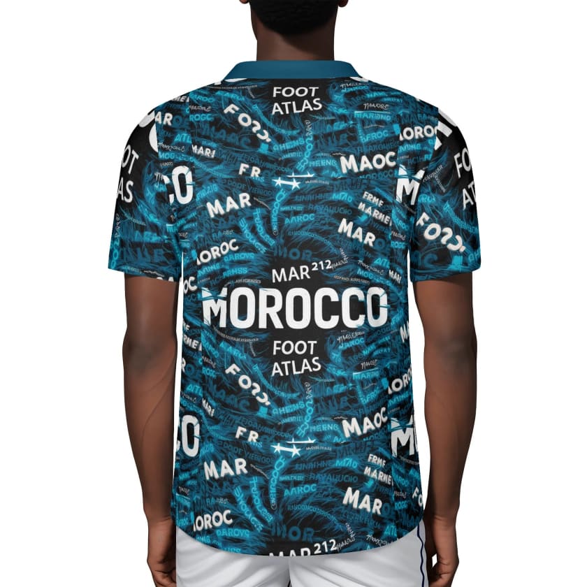 Maillot Maroc Lion Atlas Morocco design MAR212