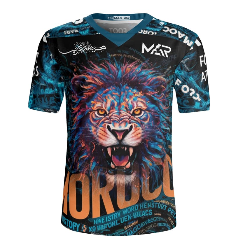 Maillot Maroc Lion Atlas Morocco design MAR212