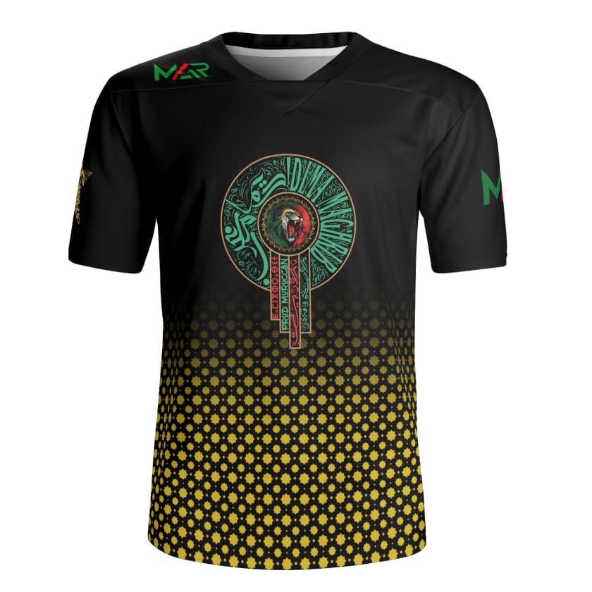 Maillot Maroc logo MAR design by Maroco