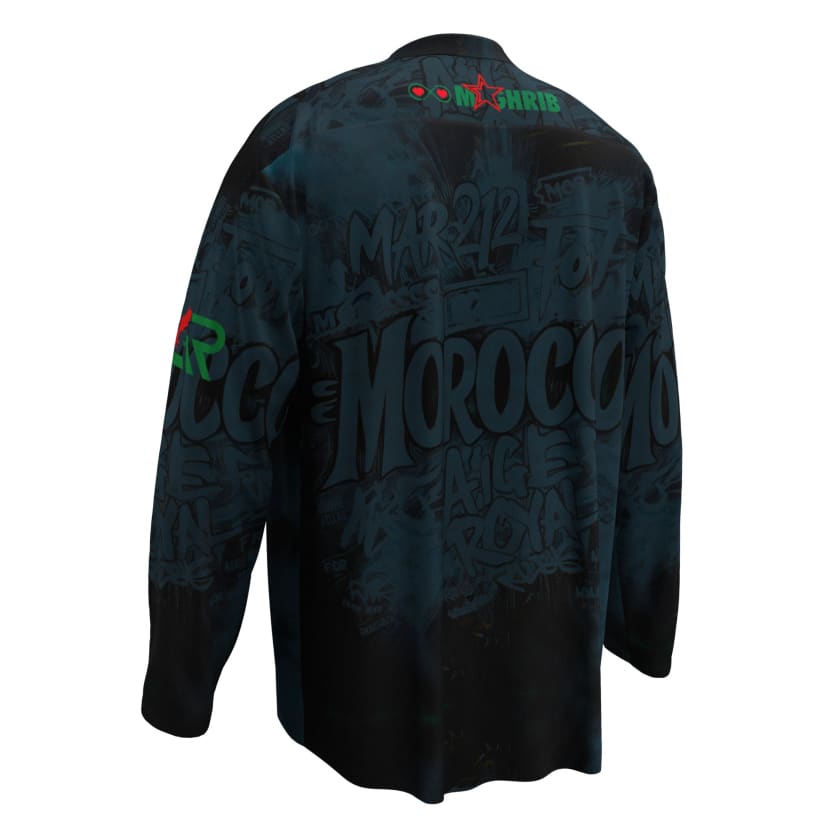Maillot Maroc longue manche Lion Atlas