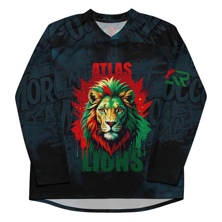 Maillot Maroc longue manche Lion Atlas