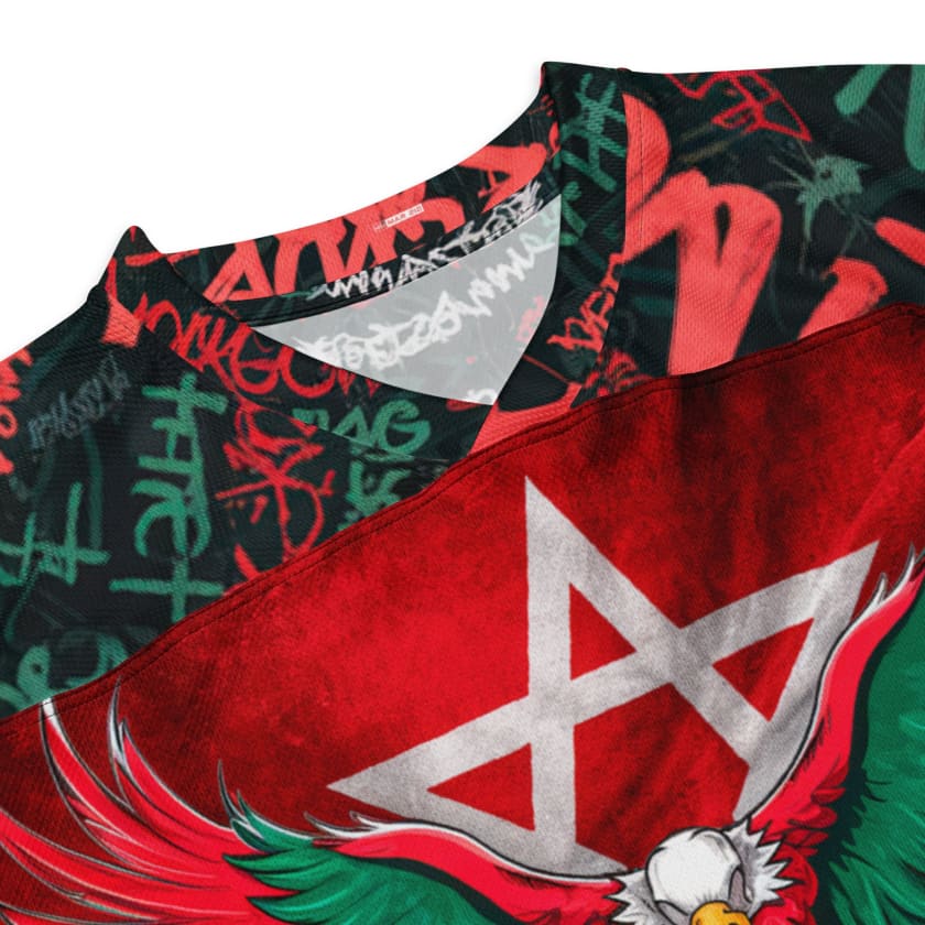 Maillot maroc manches longues SAKR Aigle Royal MAR212