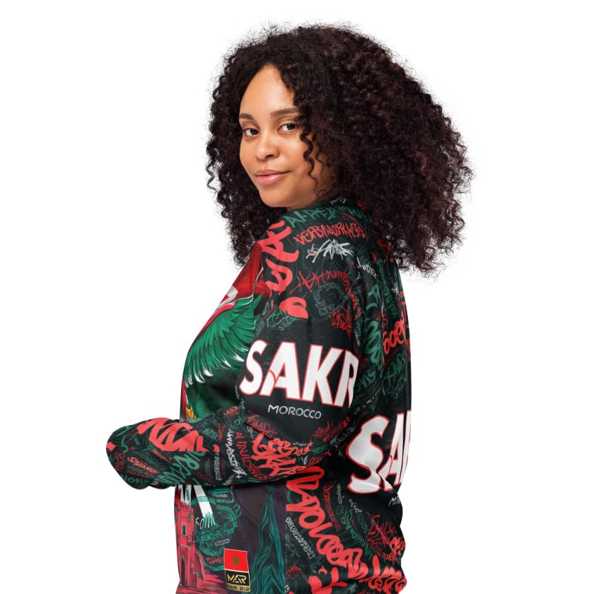 Maillot maroc manches longues SAKR Aigle Royal MAR212