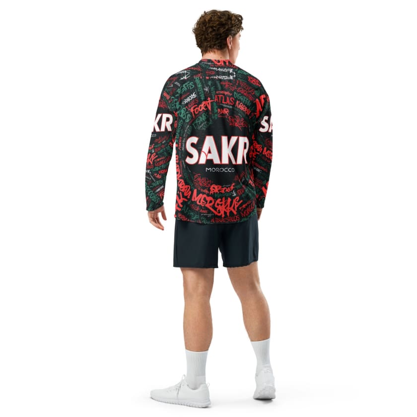 Maillot maroc manches longues SAKR Aigle Royal MAR212