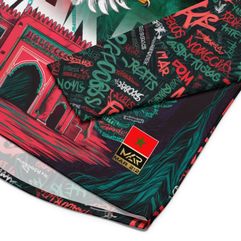 Maillot maroc manches longues SAKR Aigle Royal MAR212