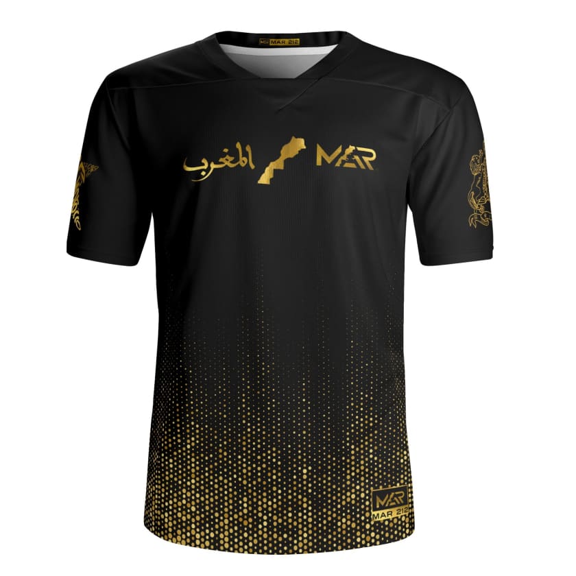 Maillot Maroc MAR-FULL-GOLD unisexe
