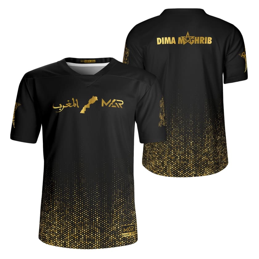 Maillot Maroc MAR-FULL-GOLD unisexe