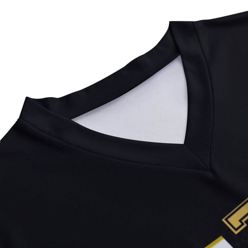 Maillot Maroc Noir Collection CAN 2024 Gold personnalisable
