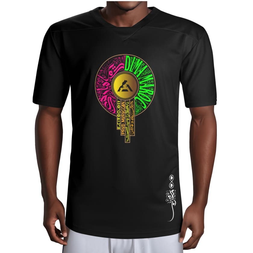 Maillot Maroc Noir Fédération MAR