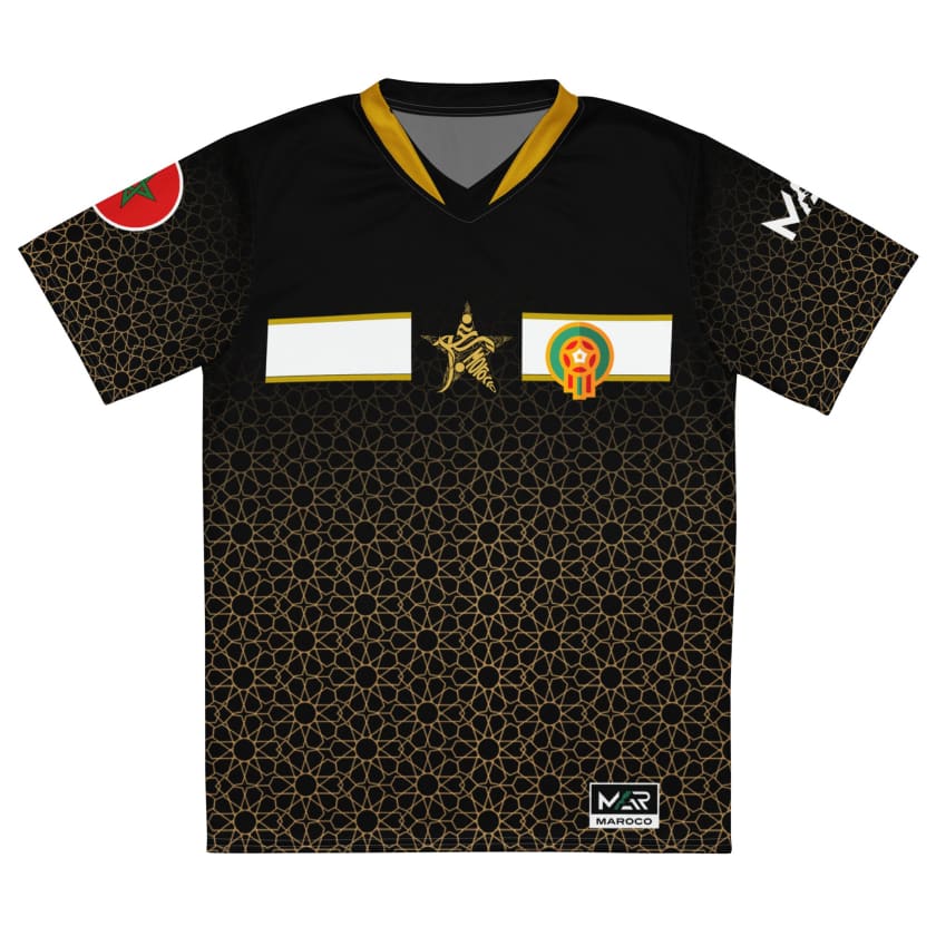 Maillot Maroc noir FragZellige unisexe
