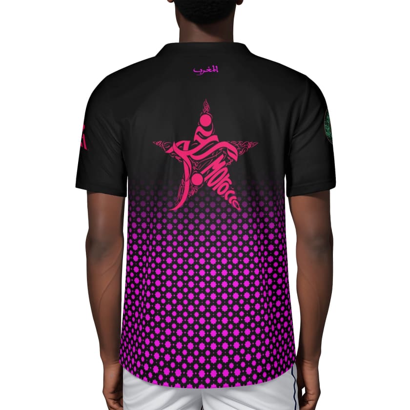 Maillot Maroc Noir luxe Édition spéciale MAR by Maroco