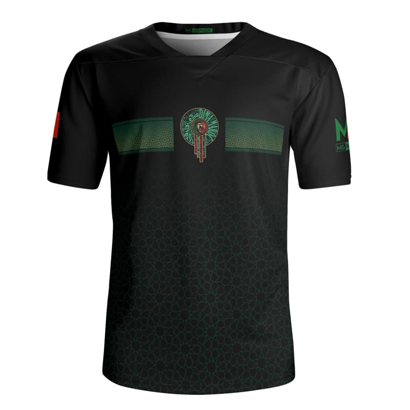 Maillot Maroc Noir Luxe MAR création by Maroco