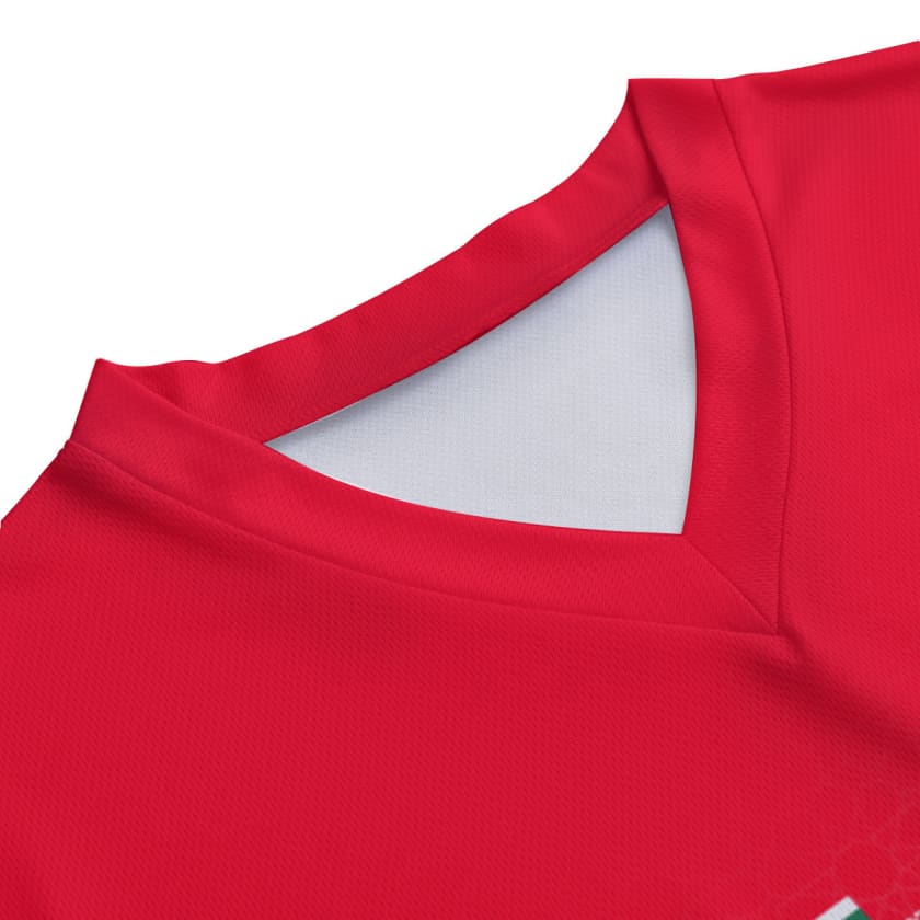 Maillot Maroc Rouge Collection CAN 2024 Mosaïque