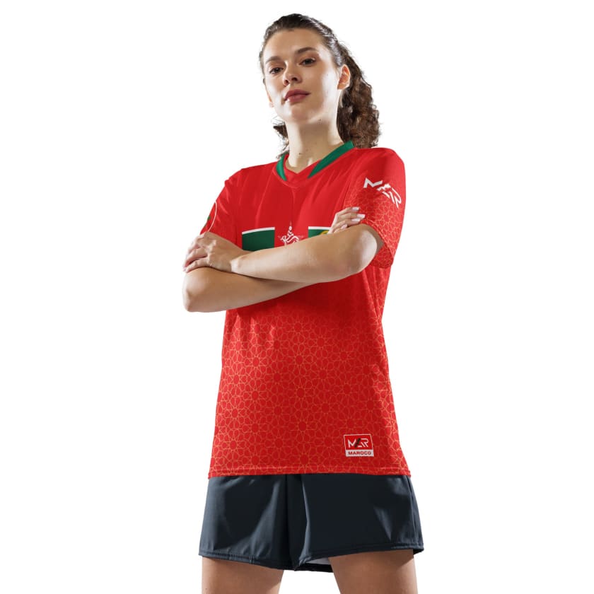 Maillot Maroc Rouge FragZellige unisexe