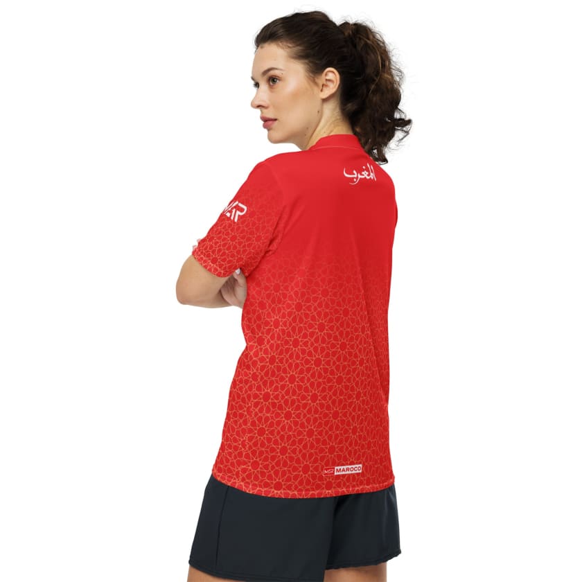 Maillot Maroc Rouge FragZellige unisexe