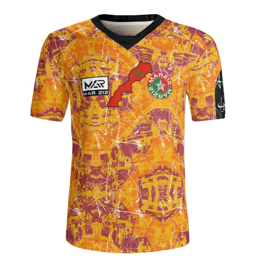 Maillot Maroc RS Berkane Carte Maroc complète inspiration