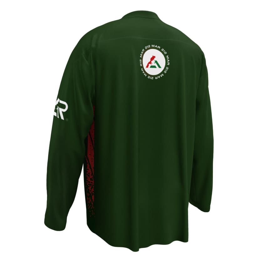 Maillot maroc vert manches longues