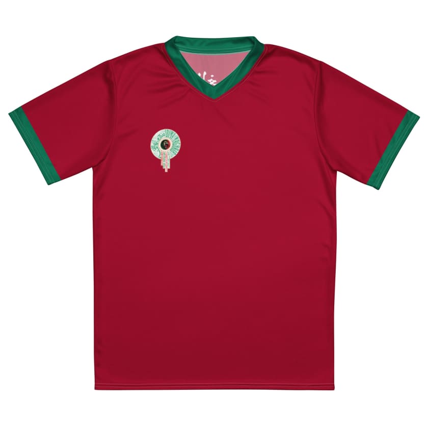 Maillot Morocco 1970 domicile Ligue international unisexe