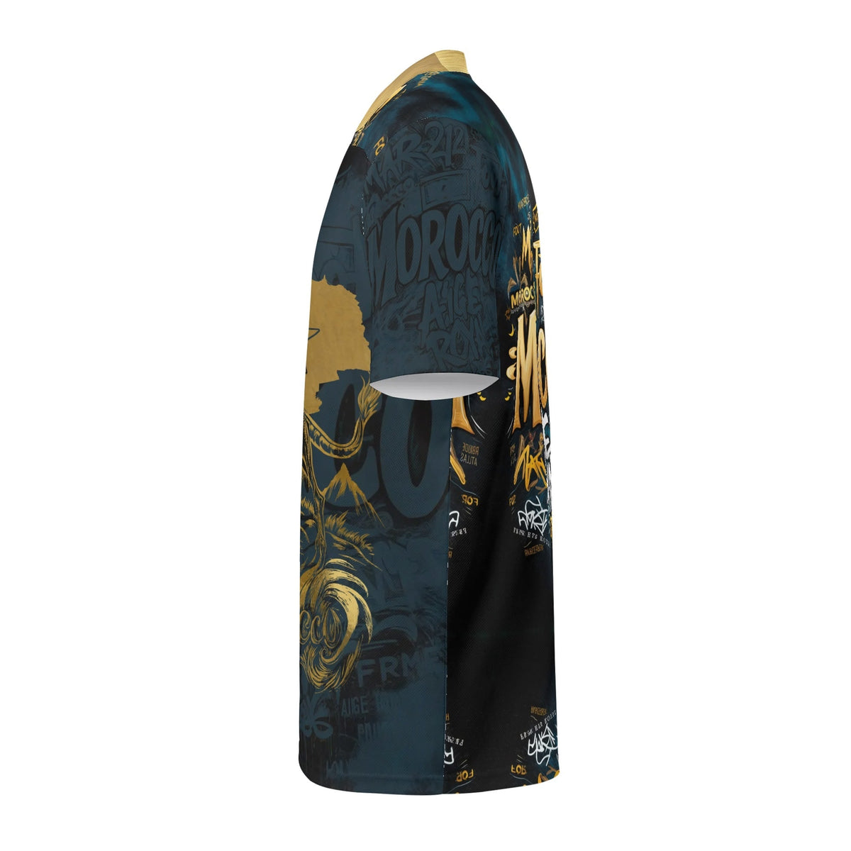 Maillot Morocco Foot Gold Lion Atlas