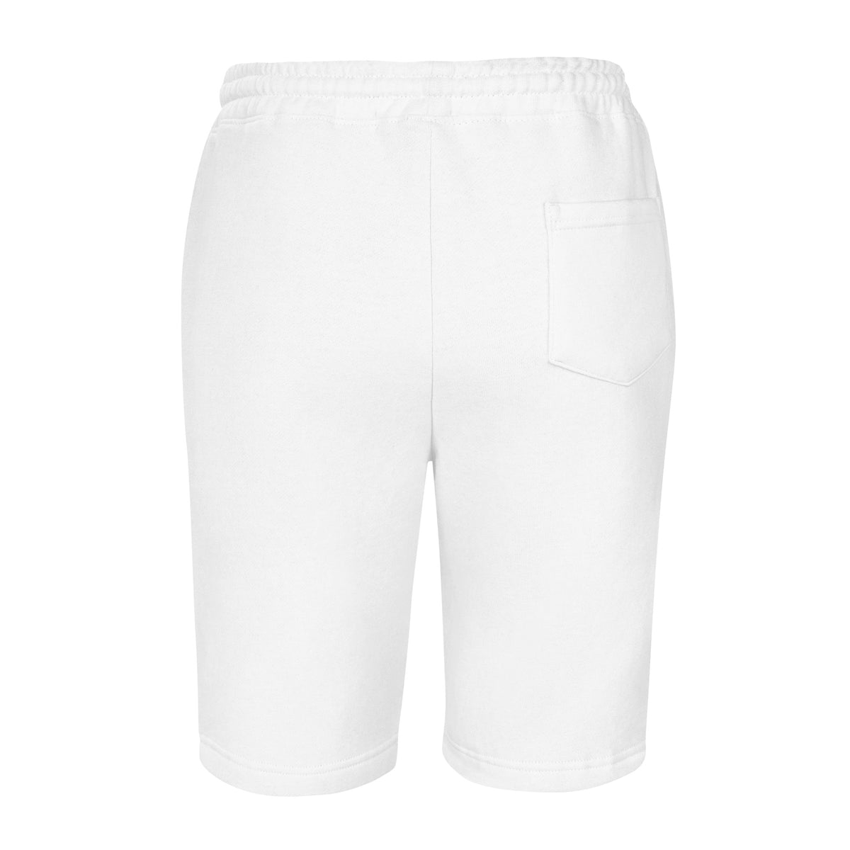 Short MAR brodé en molleton blanc