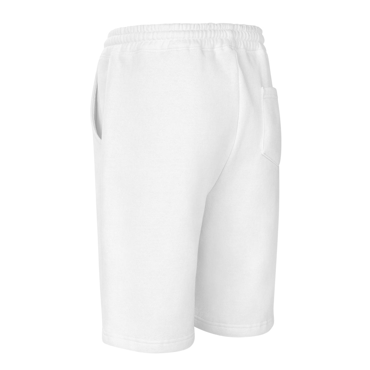 Short MAR brodé en molleton blanc