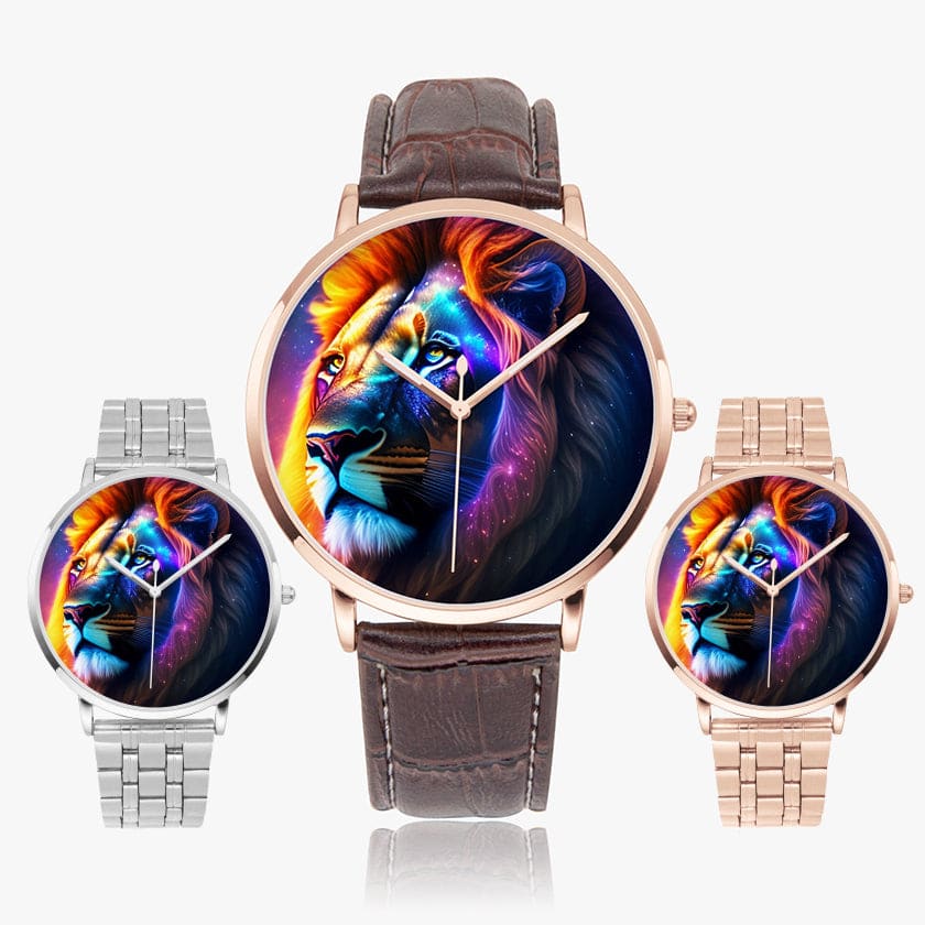 Montre personnalisé Lion Atlas Montre design Lion