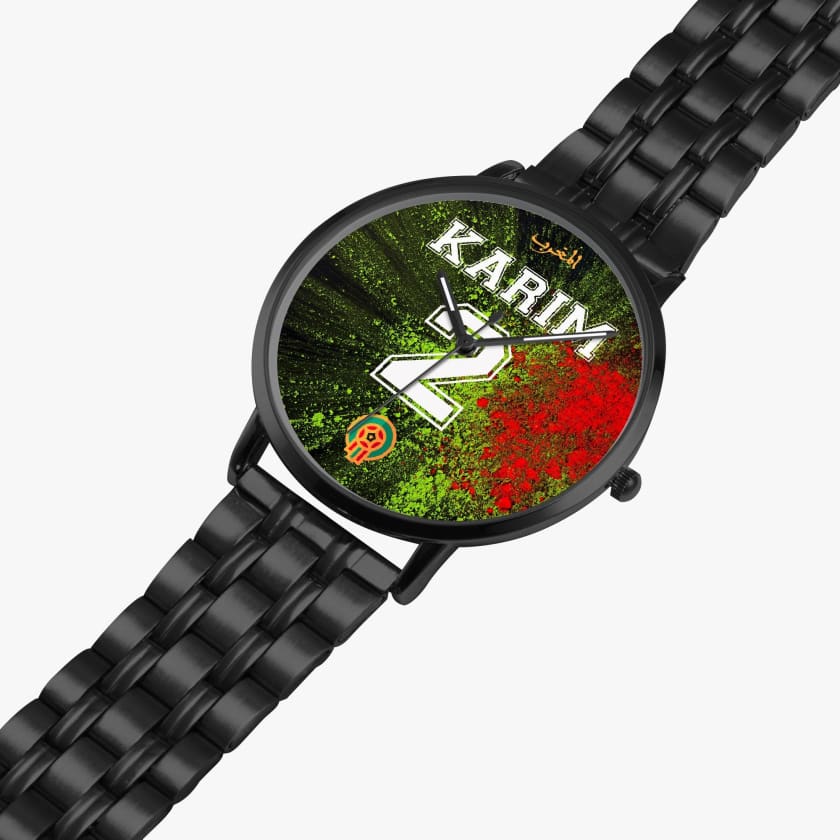 Montre personnalisé Prénom + numéro montre Inspiraton FRMF