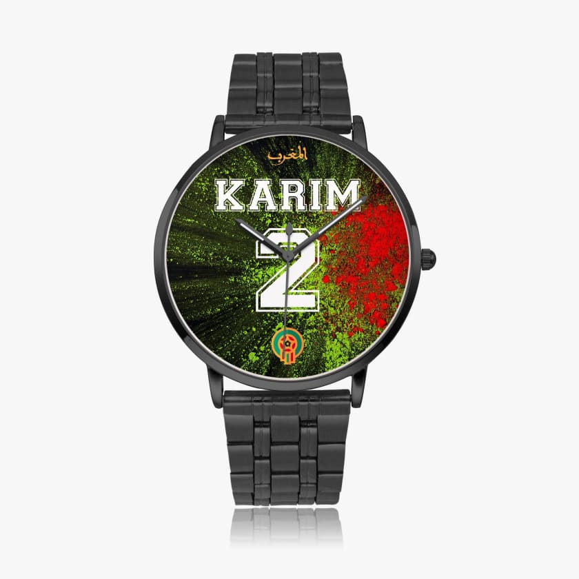 Montre personnalisé Prénom + numéro montre Inspiraton FRMF