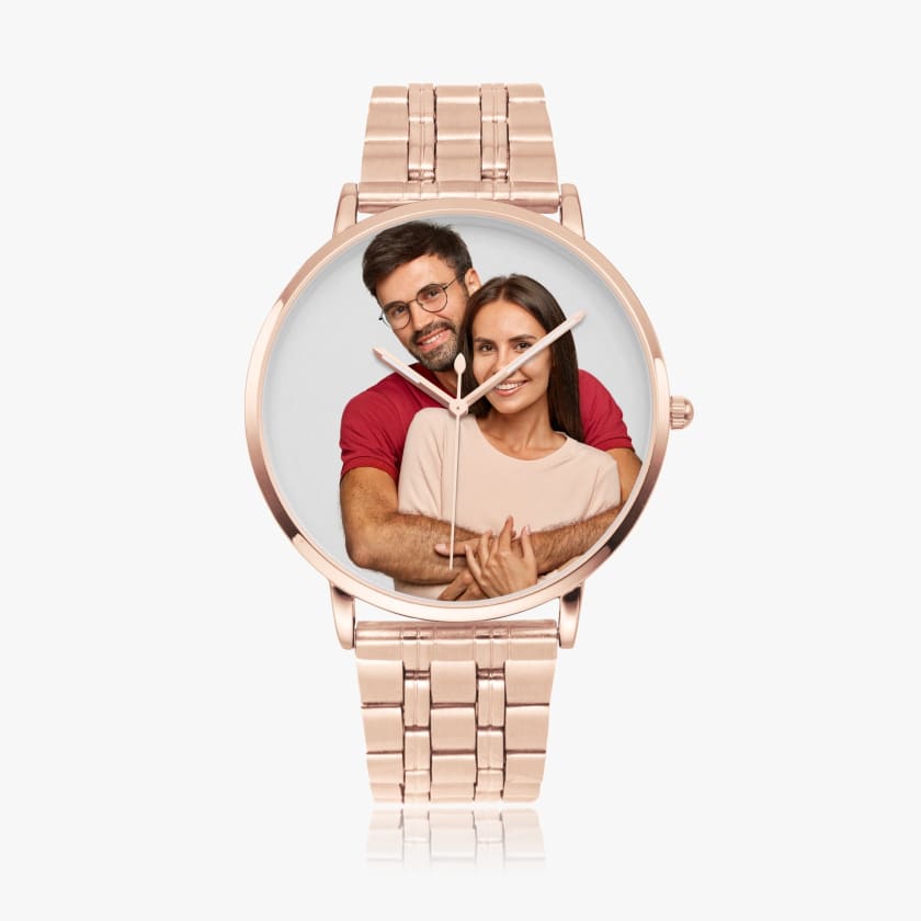Montre personnalisée Photo Steel Strap