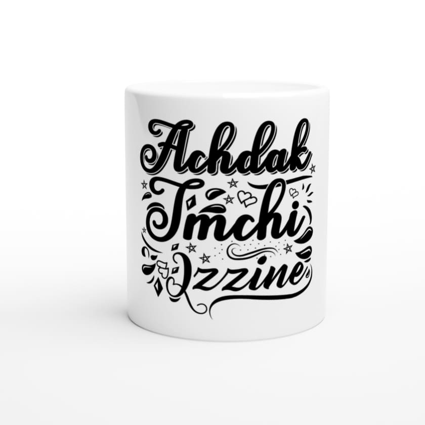Mug en céramique Achdak tmchi lzzine