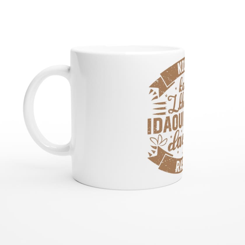 Mug en céramique Koune kane lkhoukhe idaoui koune daoua