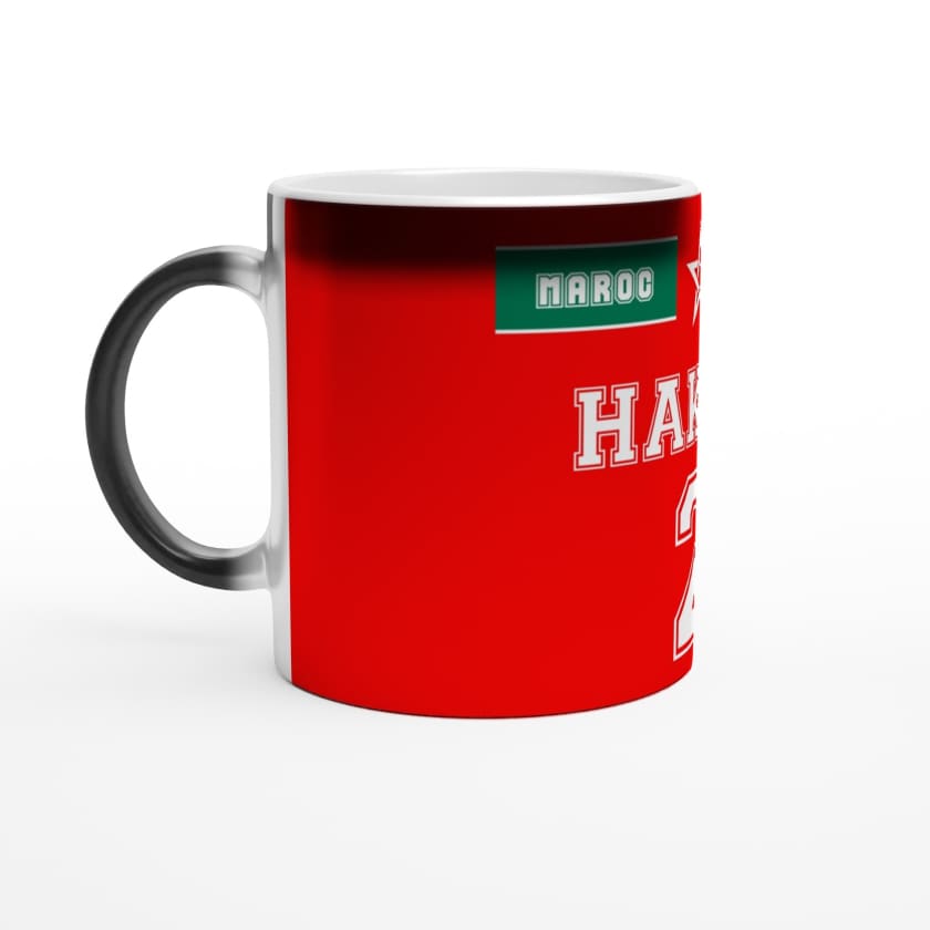 Mug Magic Maillot Foot Maroc personnalisé prénom + numéro