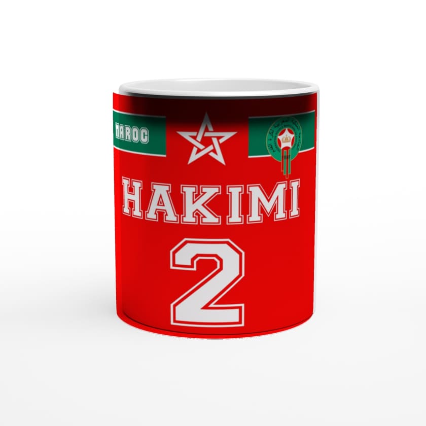Mug Magic Maillot Foot Maroc personnalisé prénom + numéro