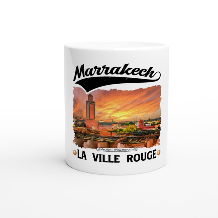 Mug Marrakech la ville rouge ville du Maroc