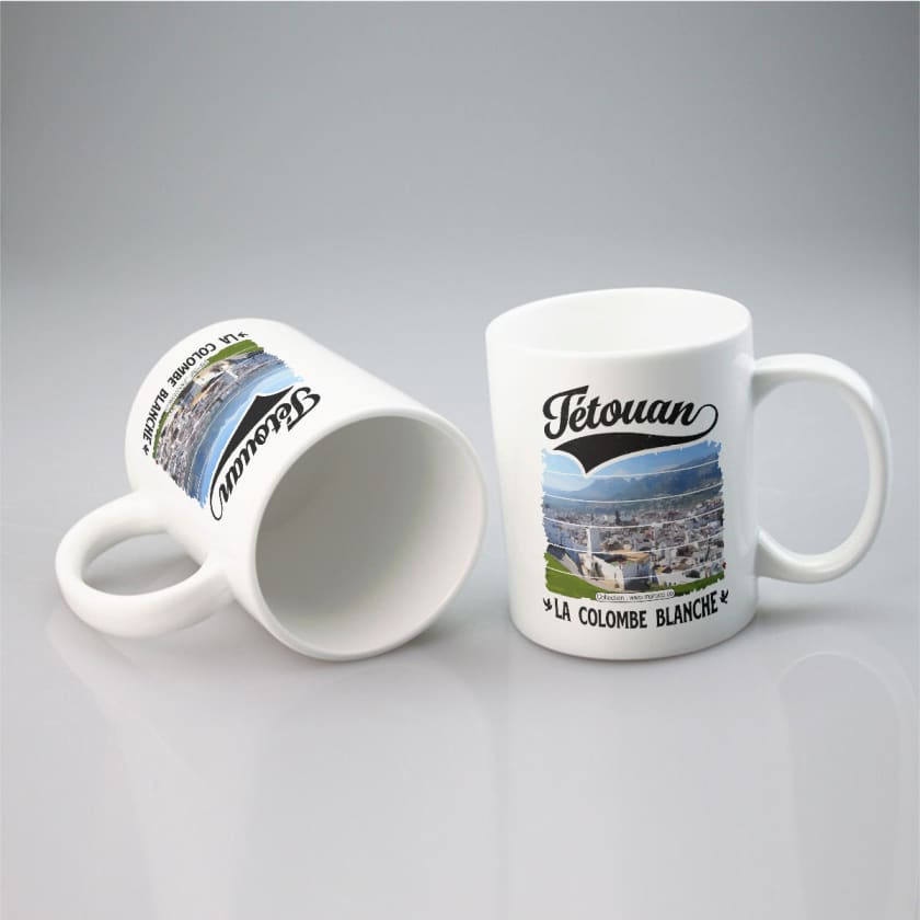Mug Tétouan la colombe Blanche ville du Maroc