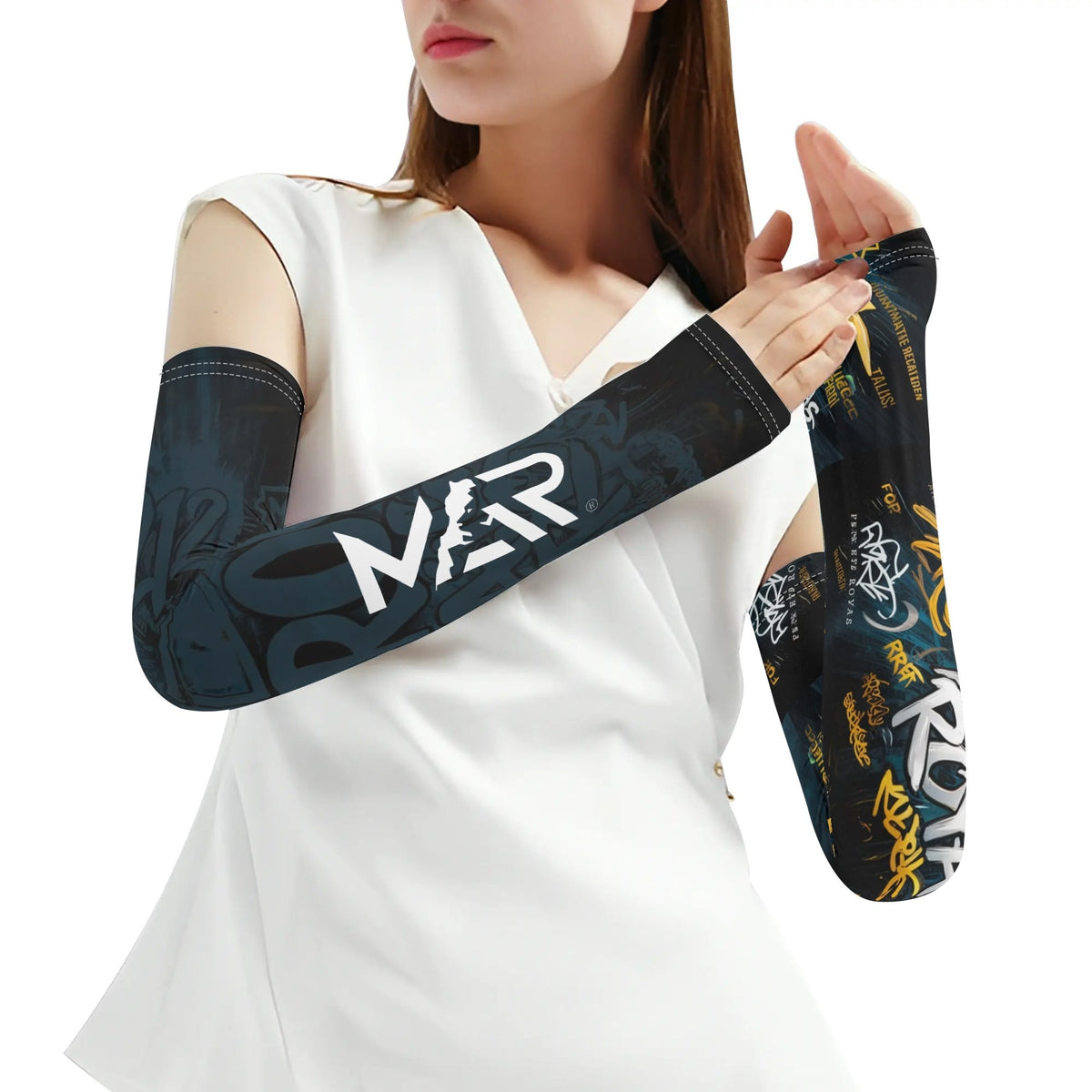 Paire de manchons de bras rafraîchissants Morocco