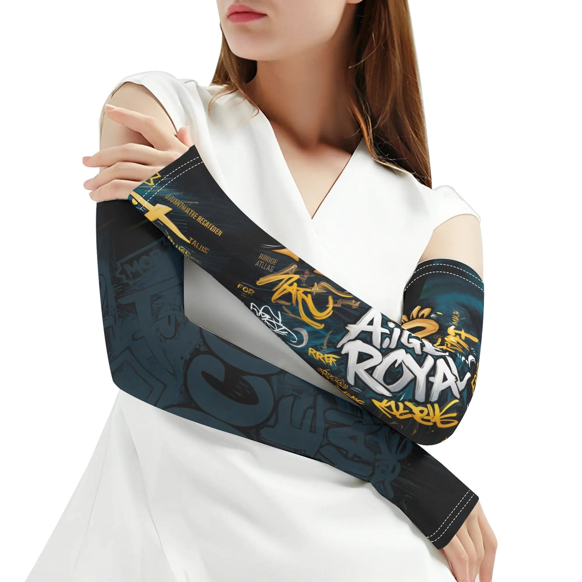 Paire de manchons de bras rafraîchissants Morocco